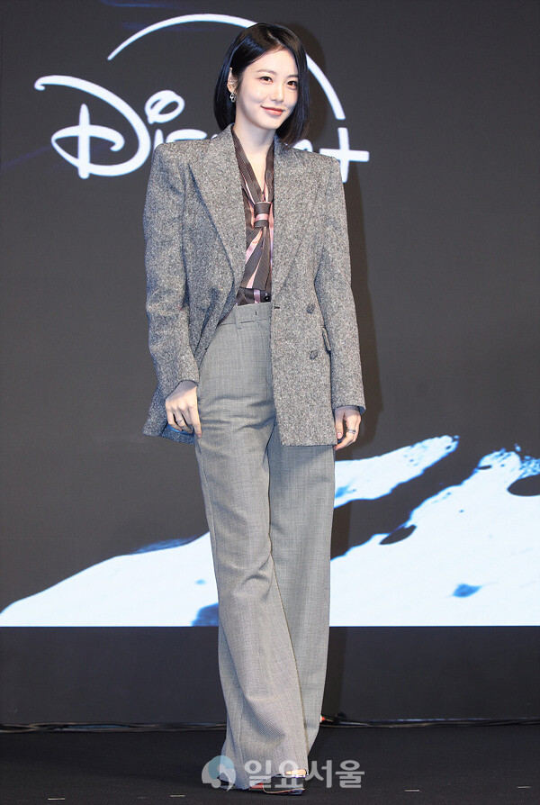 디즈니+ 사극 탁류 제작발표회에 참석한 신예은