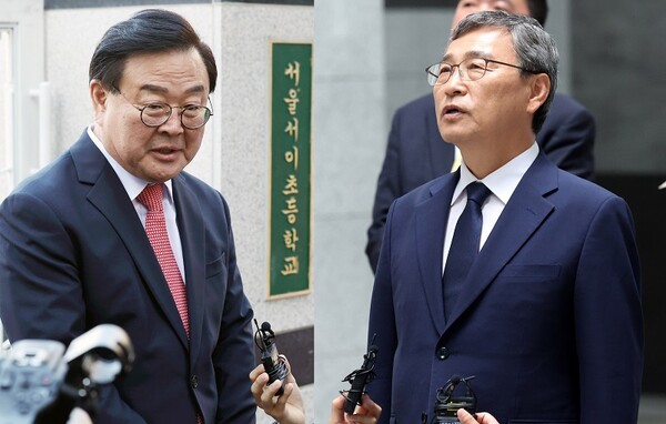 조전혁과 정근식. 뉴시스