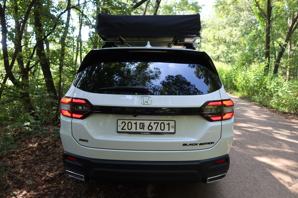 혼다 파일럿 블랙 에디션 후면 [이정하 자동차전문기자]