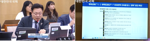 [출처 : 국회 국정감사 인터넷중계 갈무리]