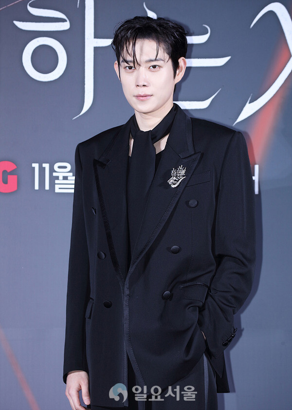 티빙 오리지널 친애하는 X 제작발표회에 참석한 김영대