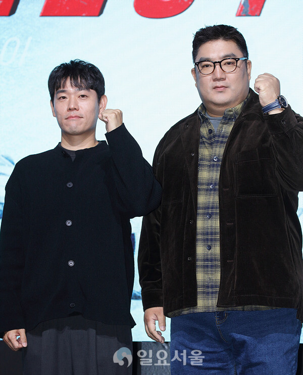 예능 슈퍼레이스 프리스타일 제작발표회에 참석한 이우형 EP-최영락 PD