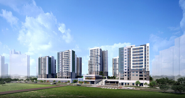 파주 운정신도시 푸르지오 더 스마트 (주경투시도)