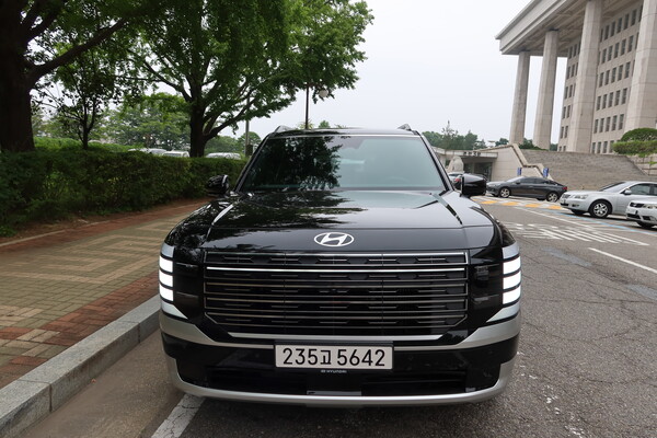 디 올 뉴 팰리세이드 하이브리드 정면 [이정하 자동차전문기자]