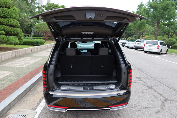 디 올 뉴 팰리세이드 하이브리드 트렁크 오픈 [이정하 자동차전문기자]