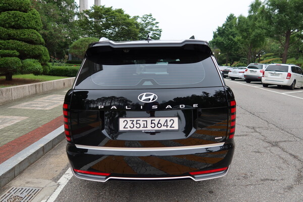디 올 뉴 팰리세이드 하이브리드 후면 [이정하 자동차전문기자]