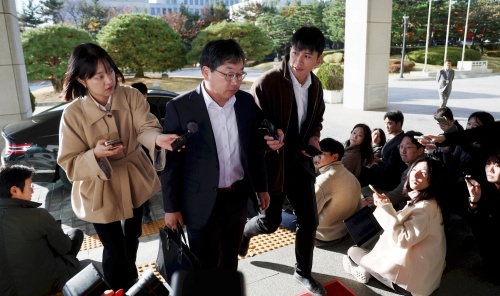 11월 10일 출근하는 노만석 검찰총장 직무대행[뉴시스]