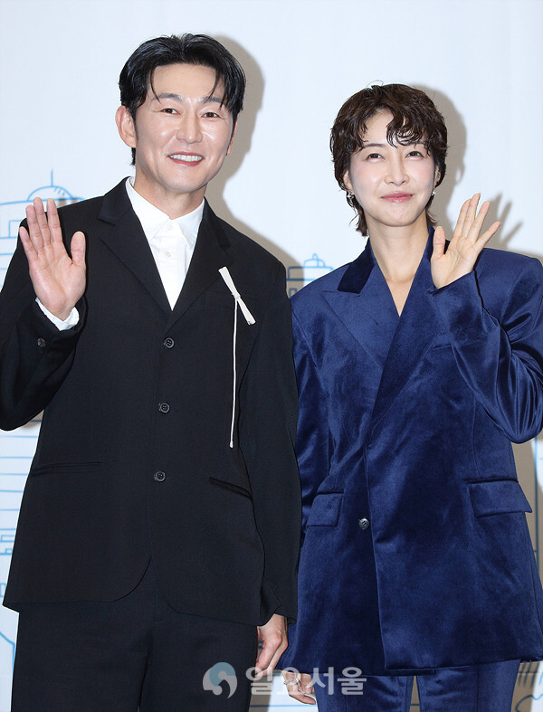 드라마 다음 생은 없으니까 제작발표회에 참석한 허준석-진서연