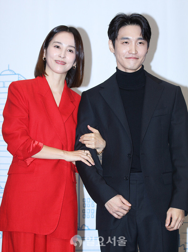 드라마 다음 생은 없으니까 제작발표회에 참석한 한혜진-장인섭