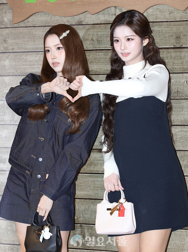 르 빌라쥬 롱샴 팝업스토어 행사에 참석한 엔믹스 지우-설윤