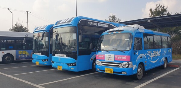 고양시에서 운행 중인 고양누리버스