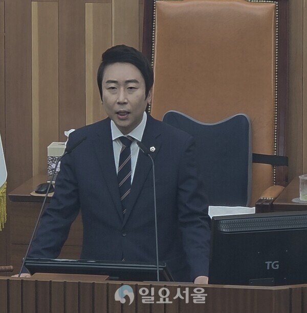 발언하는 임채성 의장(사진=김교연 기자)