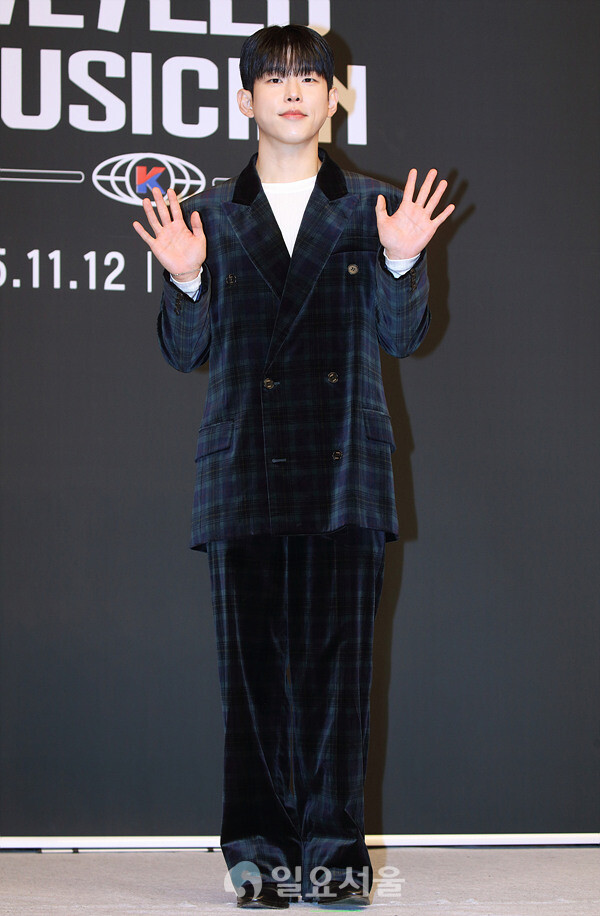 예능 베일드 뮤지션 제작발표회에 참석한 폴킴