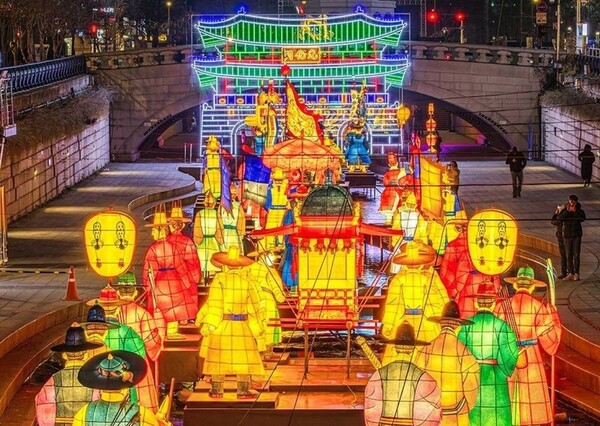 빛초롱 축제 모습. 사진=서울시 제공