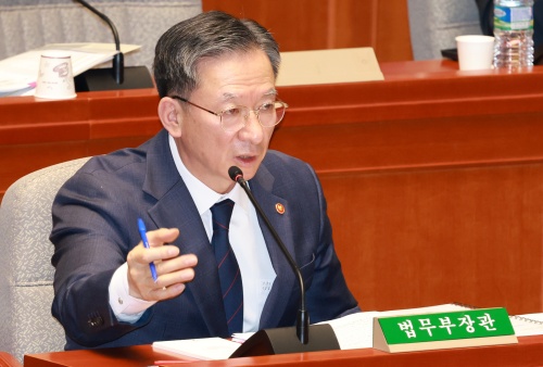 정성호 법무부 장관[뉴시스]