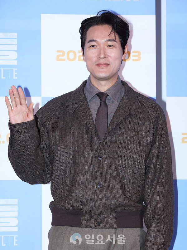 영화 허들 언론시사회에 참석한 김영재