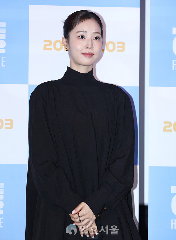 영화 허들 언론시사회에 참석한 최예빈