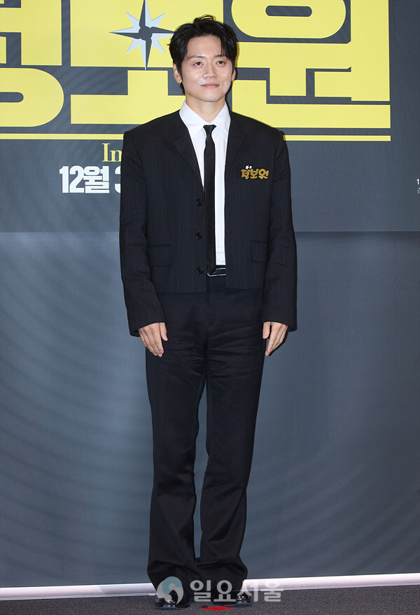 영화 정보원 언론시사회에 참석한 조복래