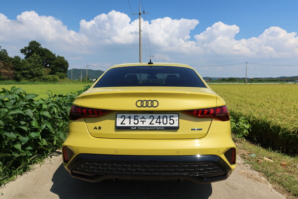 더 뉴 아우디 A3 후면 [이정하 자동차전문기자]