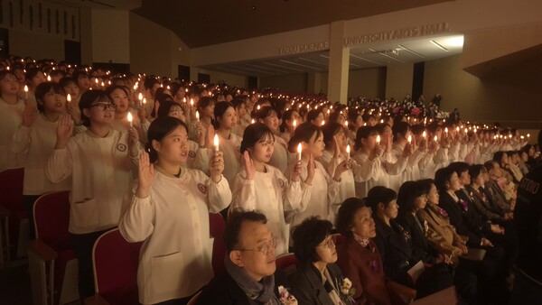 [대구과학대 소식] 나이팅게일 선서식 개최한 간호학과. . .전문성 향한... - 뉴스 썸네일 이미지